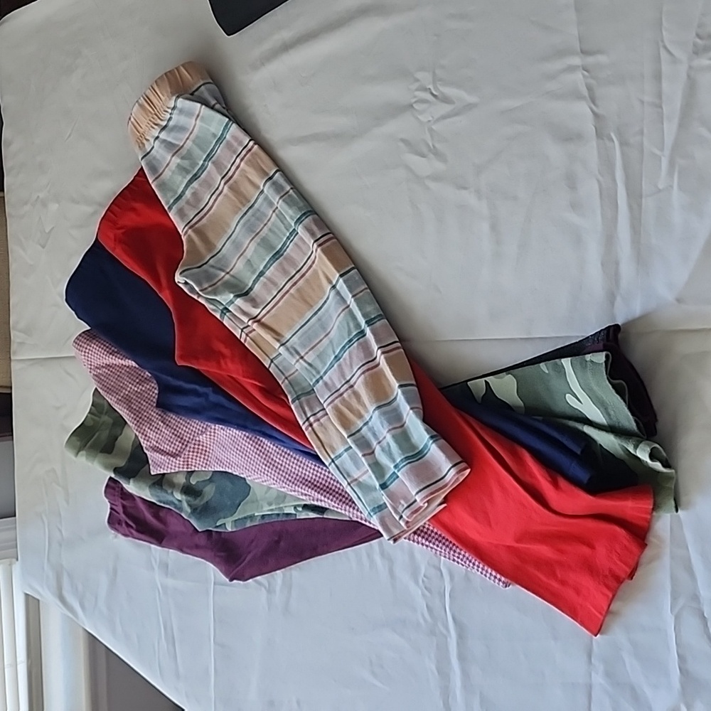 6 pair of Girl's Leggings,  Various Colors, Size 7-8 and Size 8